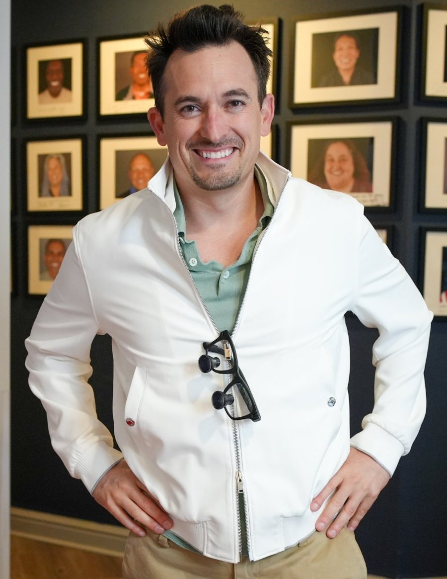 Dr. Brandon Turley in his practice